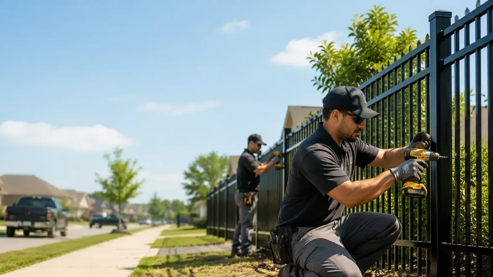 Metal Fence Installation in Pleasant Plains, AR